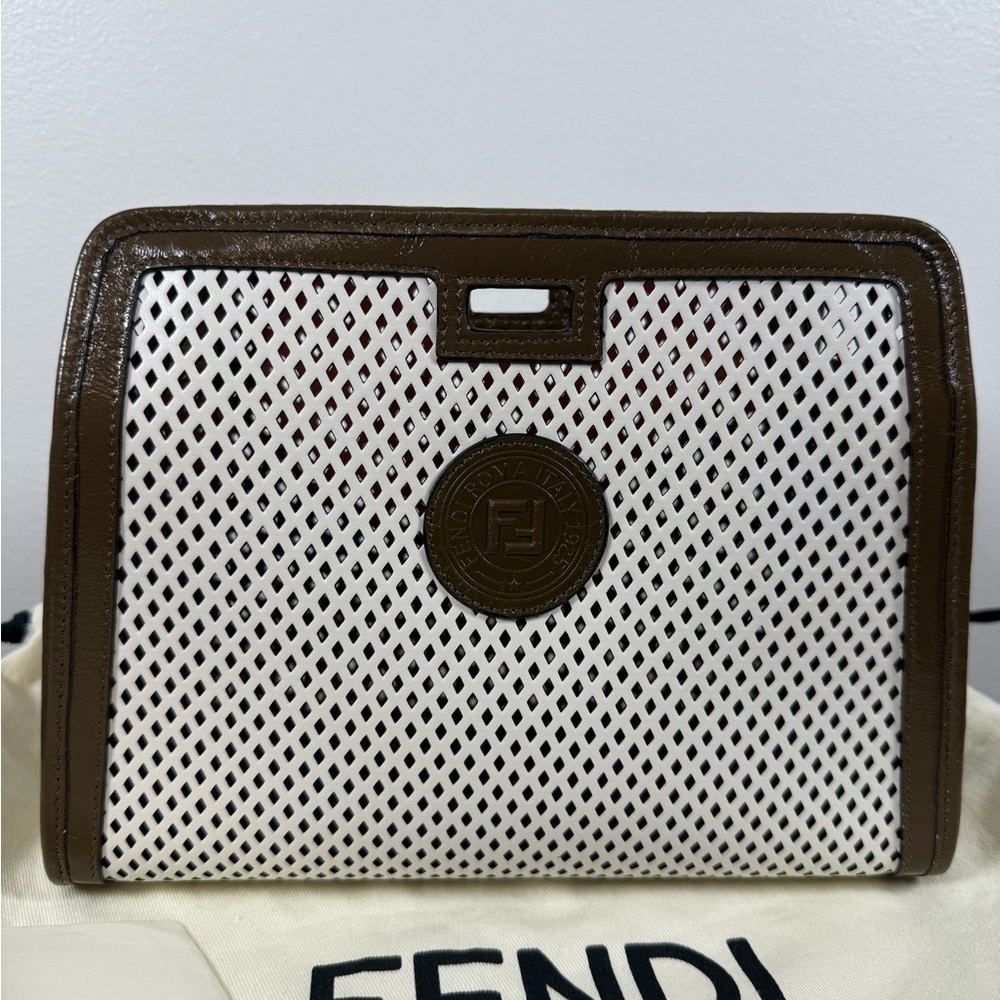 Sold somewhere else FENDI PEEKA BOO DEFENDER CLUTCH - Picture 2 of 12